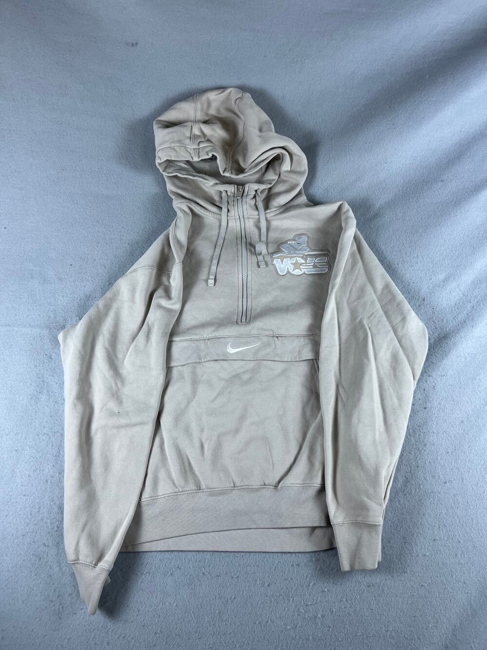 Tennessee Volunteers Hoodie Mens L Beige Nike Vols Football NCAA Sports Anorak